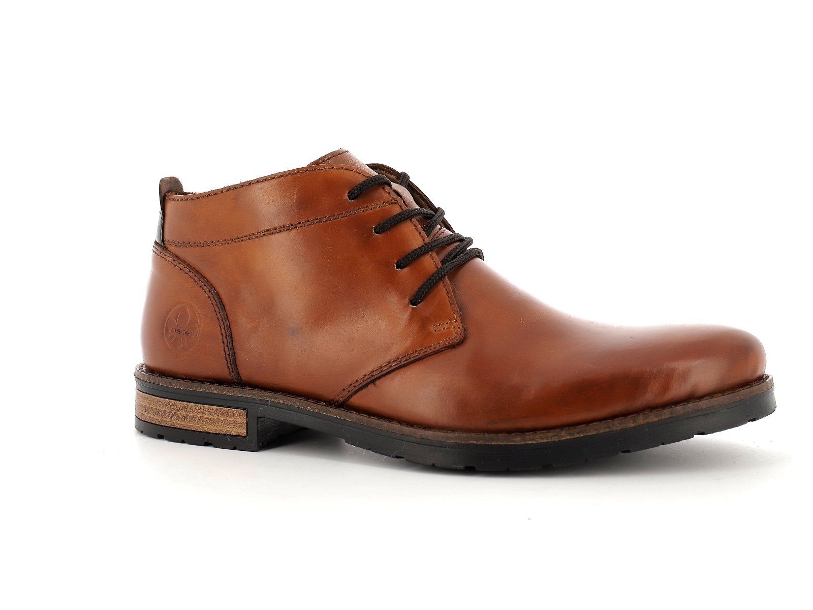 Rieker-14610 Cuir Cognac