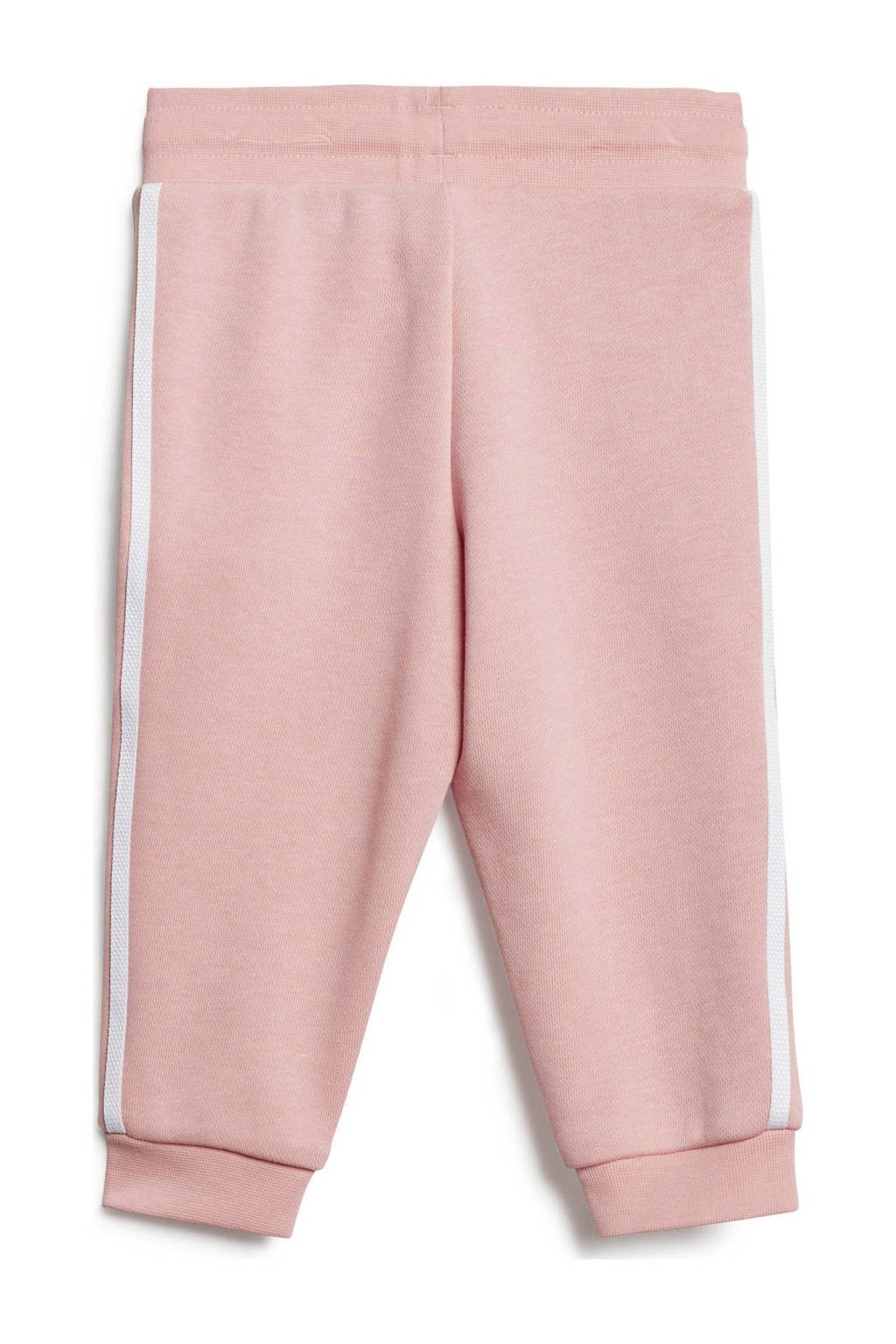 adidas joggingpak roze/wit