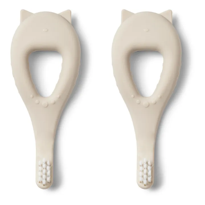 Liewood Brosse à dents Janelle en silicone - Set de 2 | Sandy