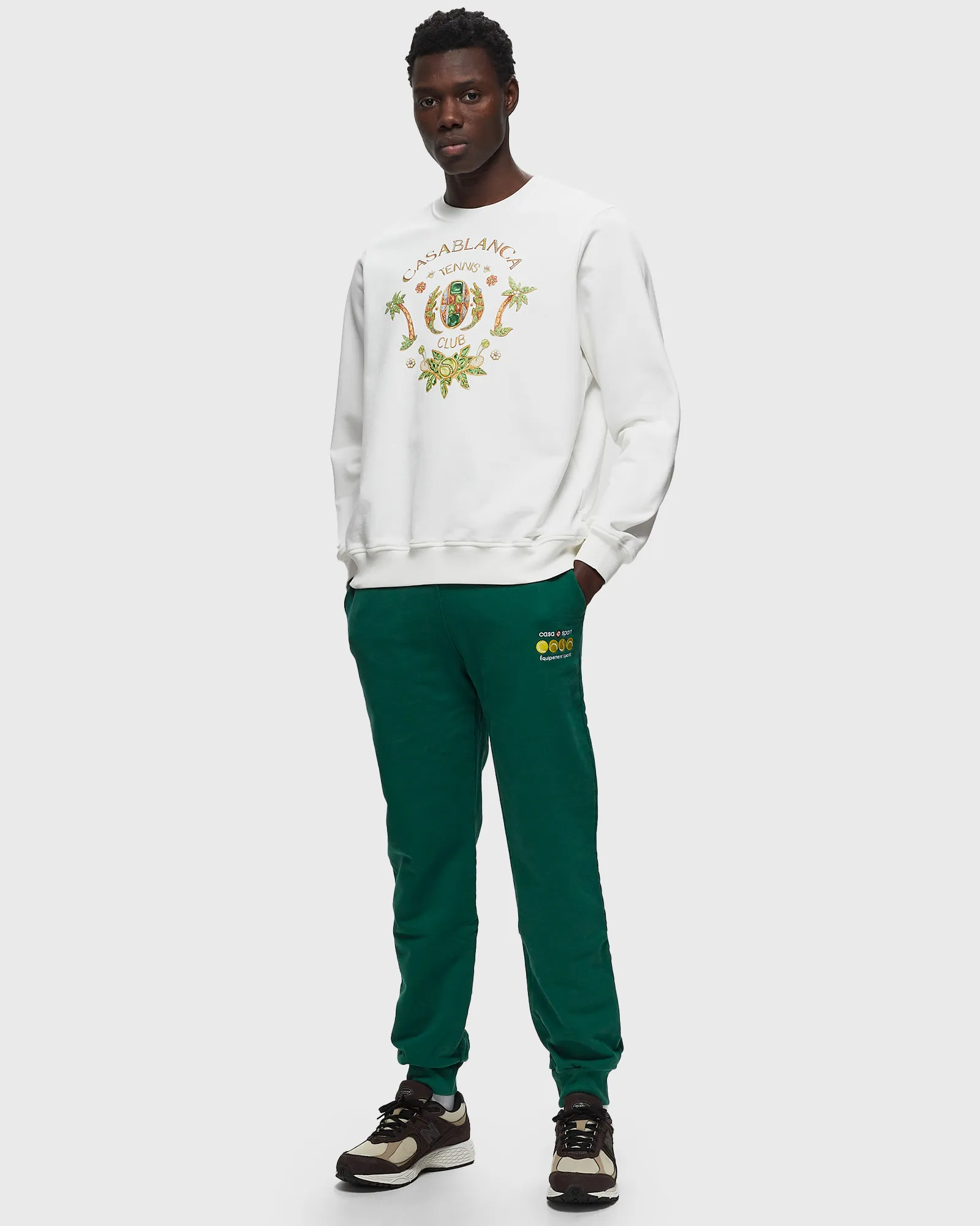 Casablanca JOYAUX D'AFRIQUE TENNIS CLUB PRINTED SWEATSHIRT