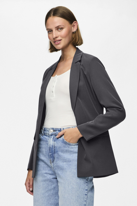 Pieces grijze dames blazer