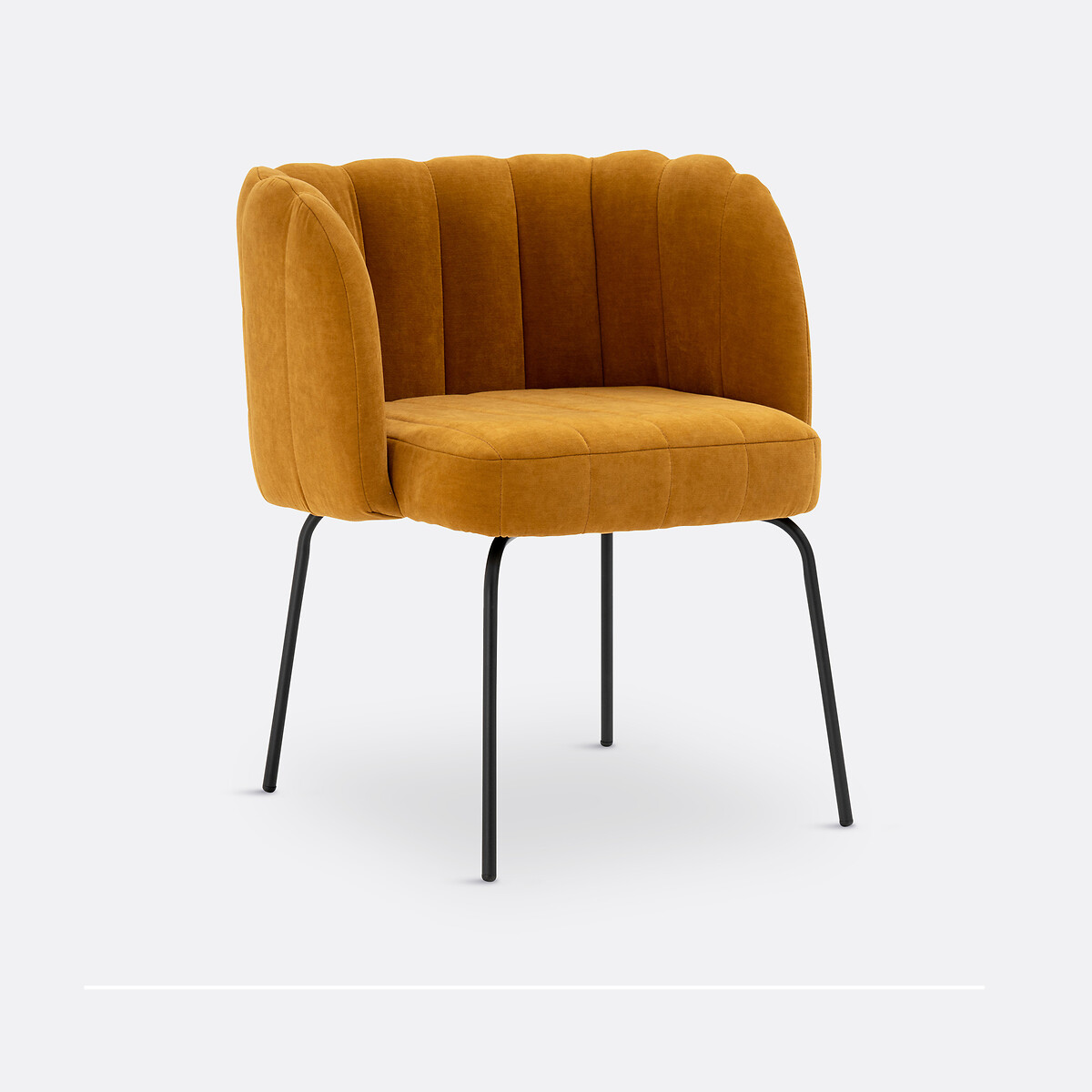 LA REDOUTE INTERIEURS<br>Poltrona de mesa em veludo, Douna