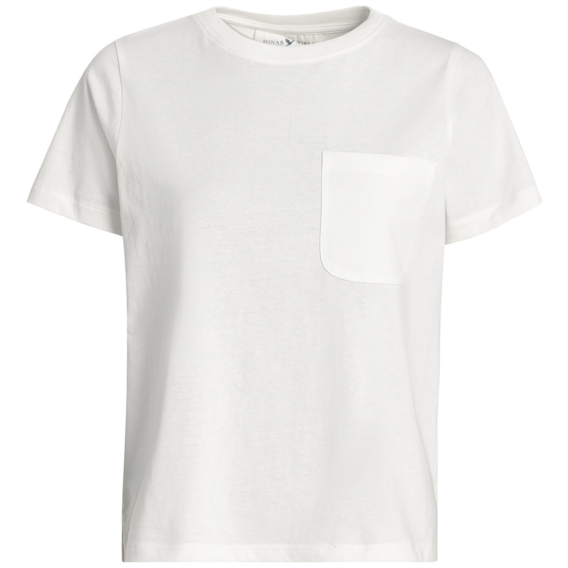 Jonas Nielsen Damen T-Shirt mit Brusttasche weiss