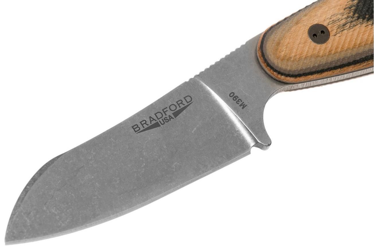 Bradford Guardian 3.5 Sheepsfoot 35SF-115-M390 Stonewash G-Wood 3D G10