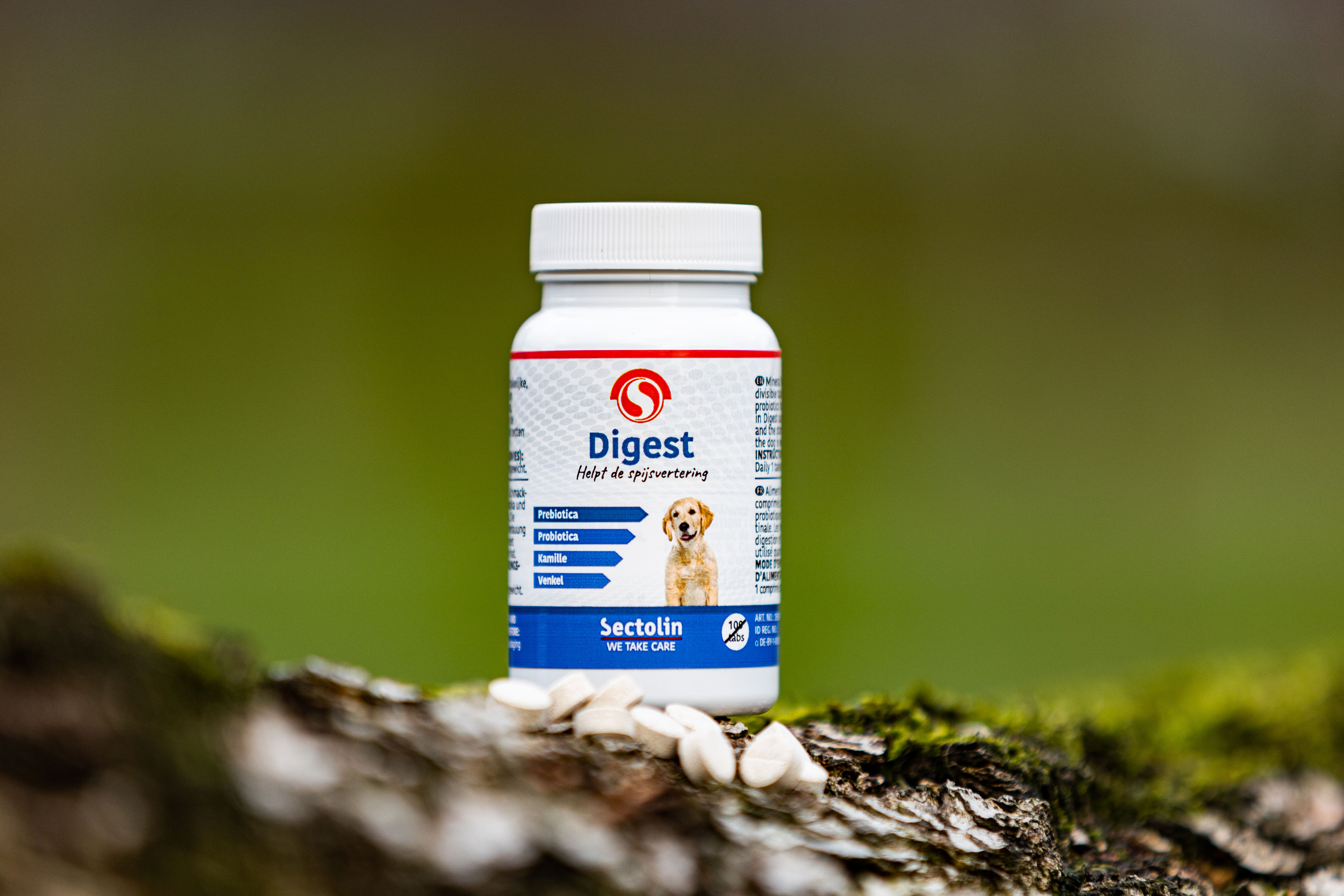 Sectolin Digest - Spijsvertering en darmflora Pre- en probiotica Hond en Kat - 100 Stuks