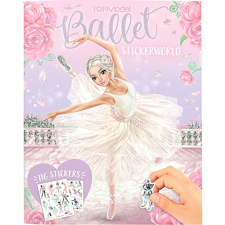 TOPModel klistermærkebog - balletdanser