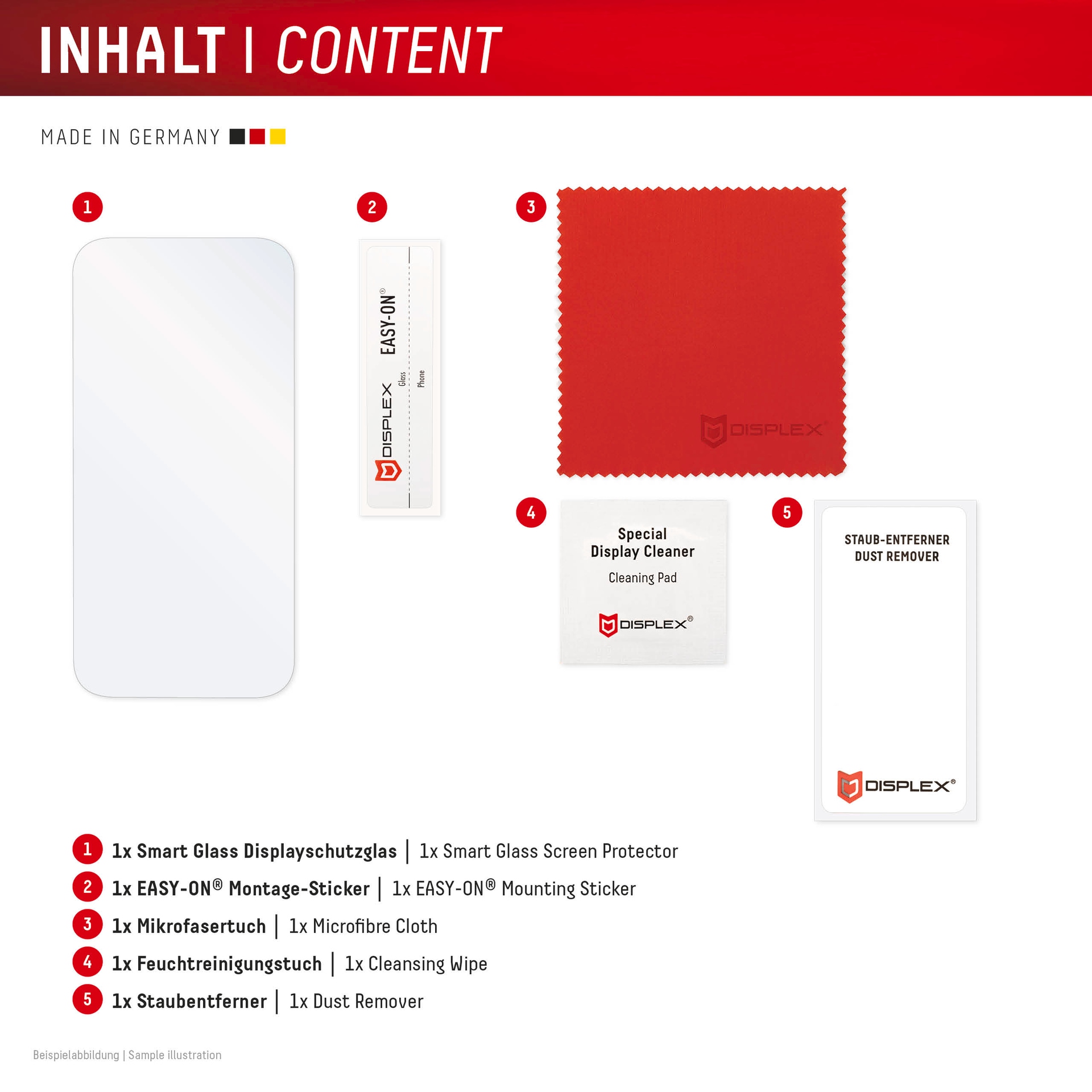 Displex Displayschutzglas »Smart Glass Screen Protector« für Samsung Galaxy S24 FE;Samsung Galaxy S25 FE Displayschutzfolie, Schutzfolie, Bildschirmschutz, kratz- & stossfest