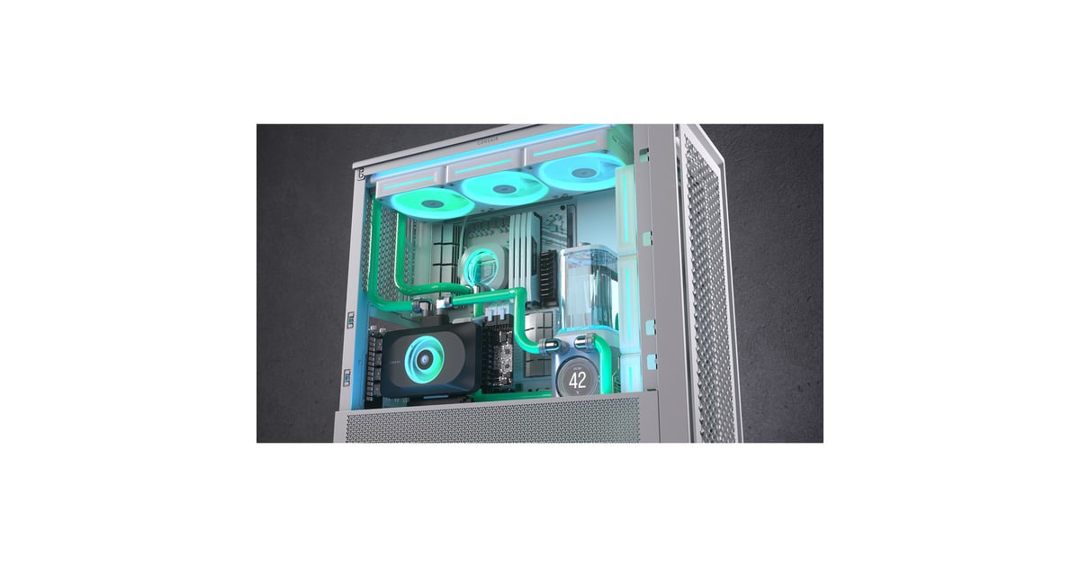 CorsairiCUE LINK XD6 RGB ELITE LCD Pump/Reservoir Combo  (Wit)