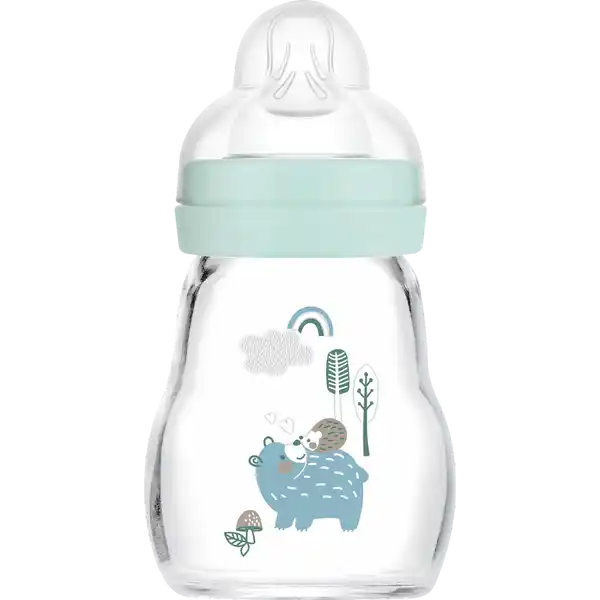 Feel Good Glass Bottle 170 ml 0+ Monate Bär & Igel