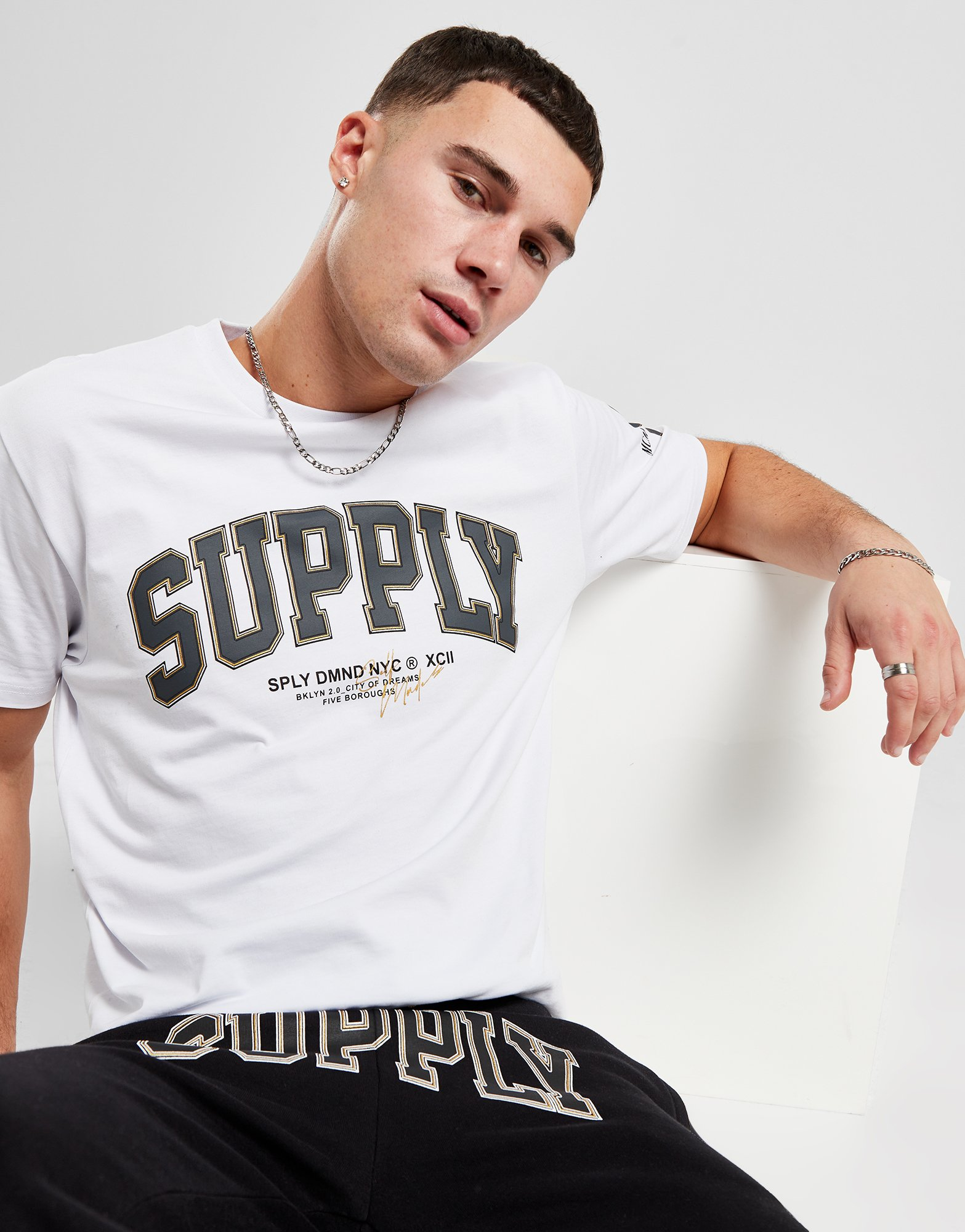 Supply & Demand T-shirt Ring Homme