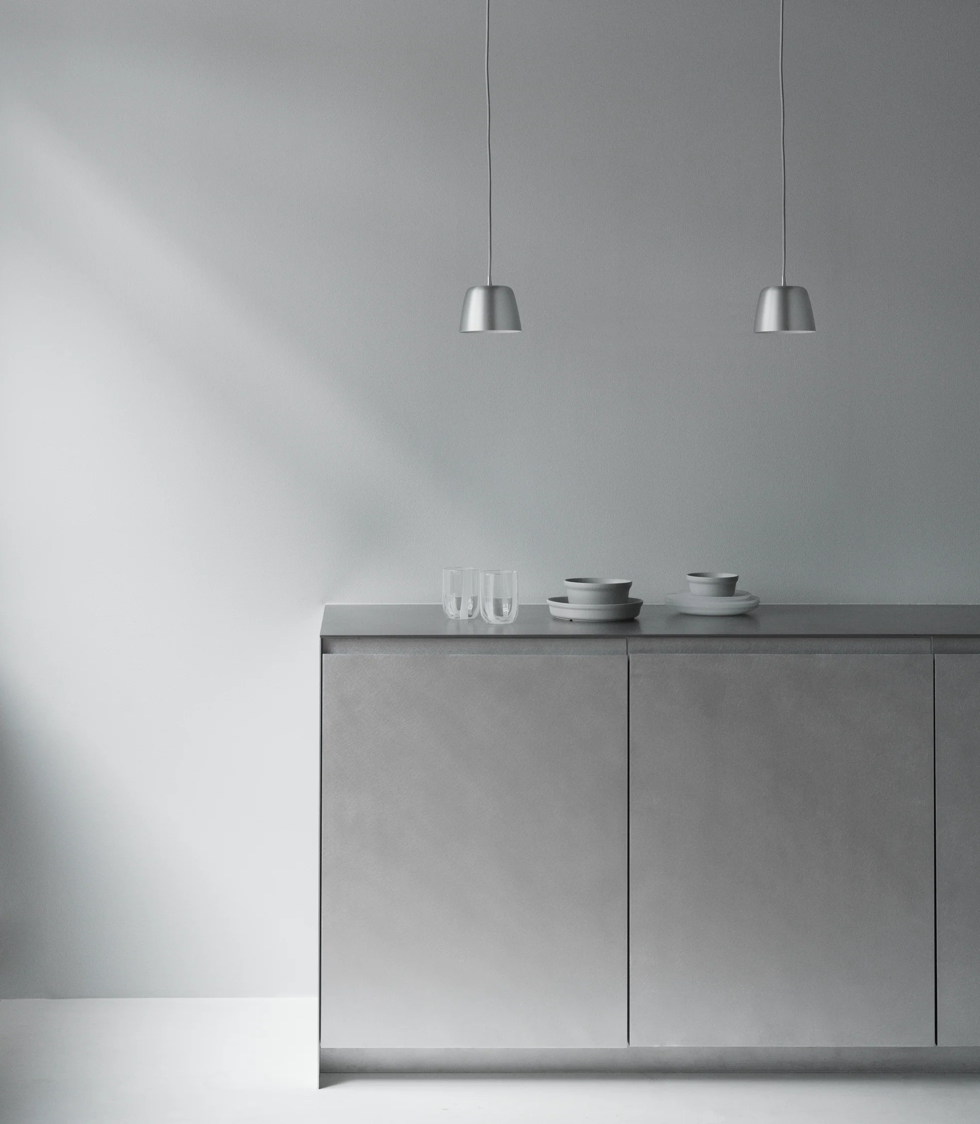 Normann Copenhagen  Tub lampe, Aluminium - Ø13 cm.