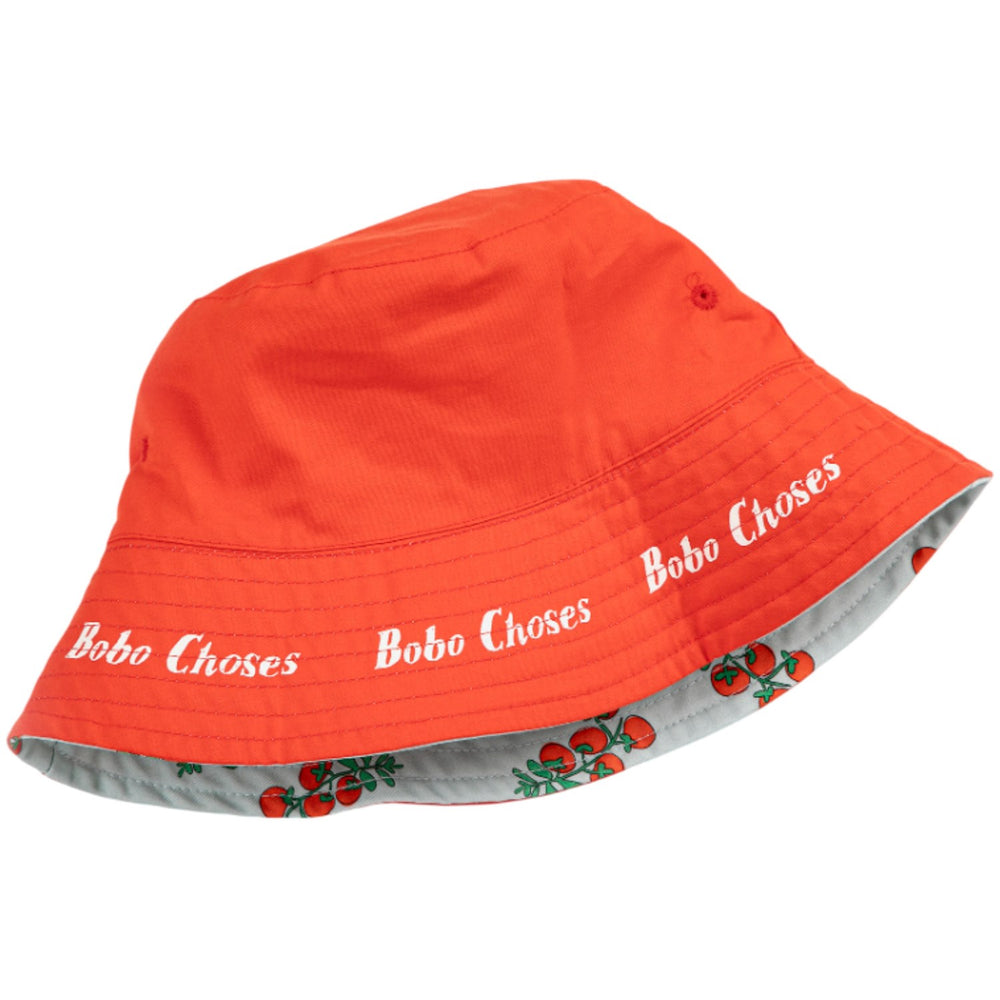 Køb Bobo Choses Red Juicy Tomatoes All Over Vendbar Bøllehat