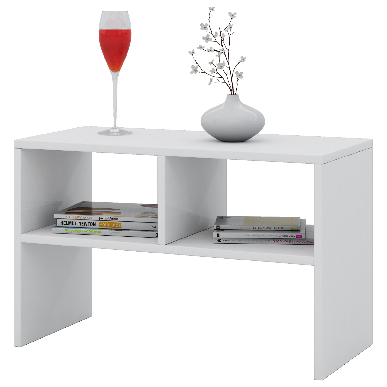 Beistelltisch NACHTO - weiß - 60 cm