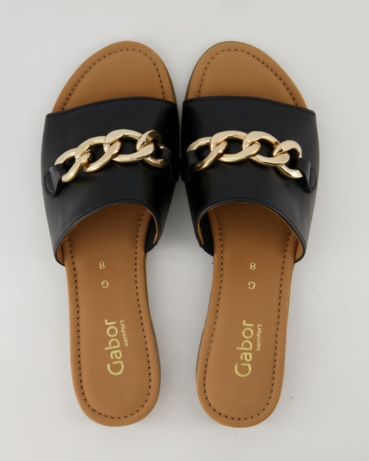 Gabor Comfort 82.791.57 Pantoletten in Schwarz