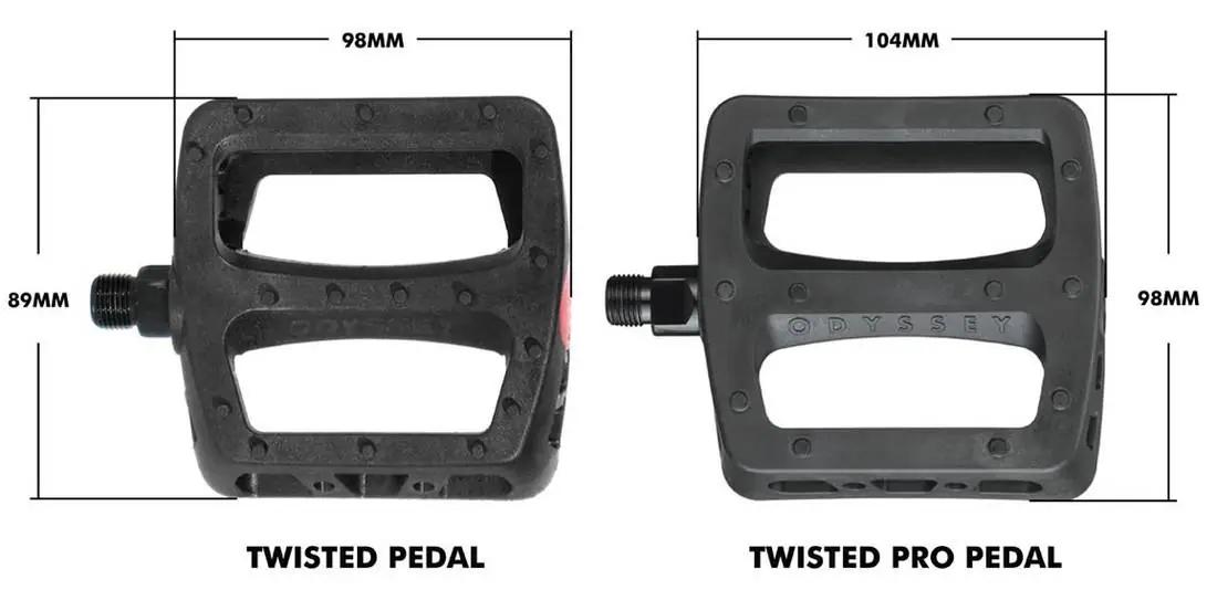Odyssey Twisted Pro Plastic BMX Pedaler | SkatePro