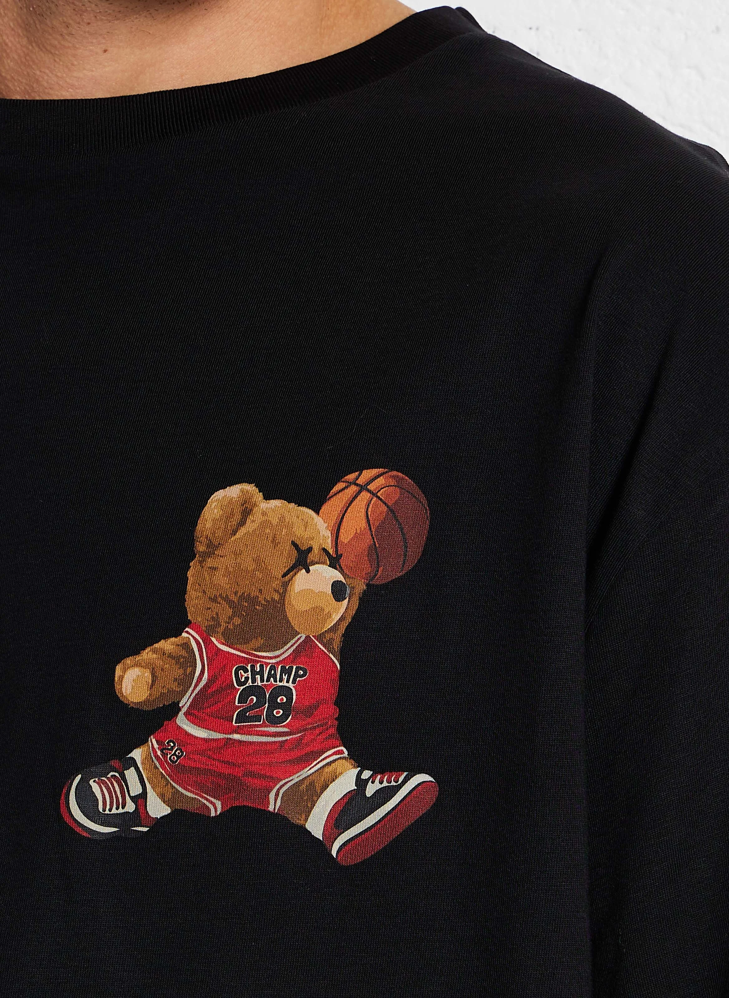 TORO - Tee-shirt col rond en coton | Noir