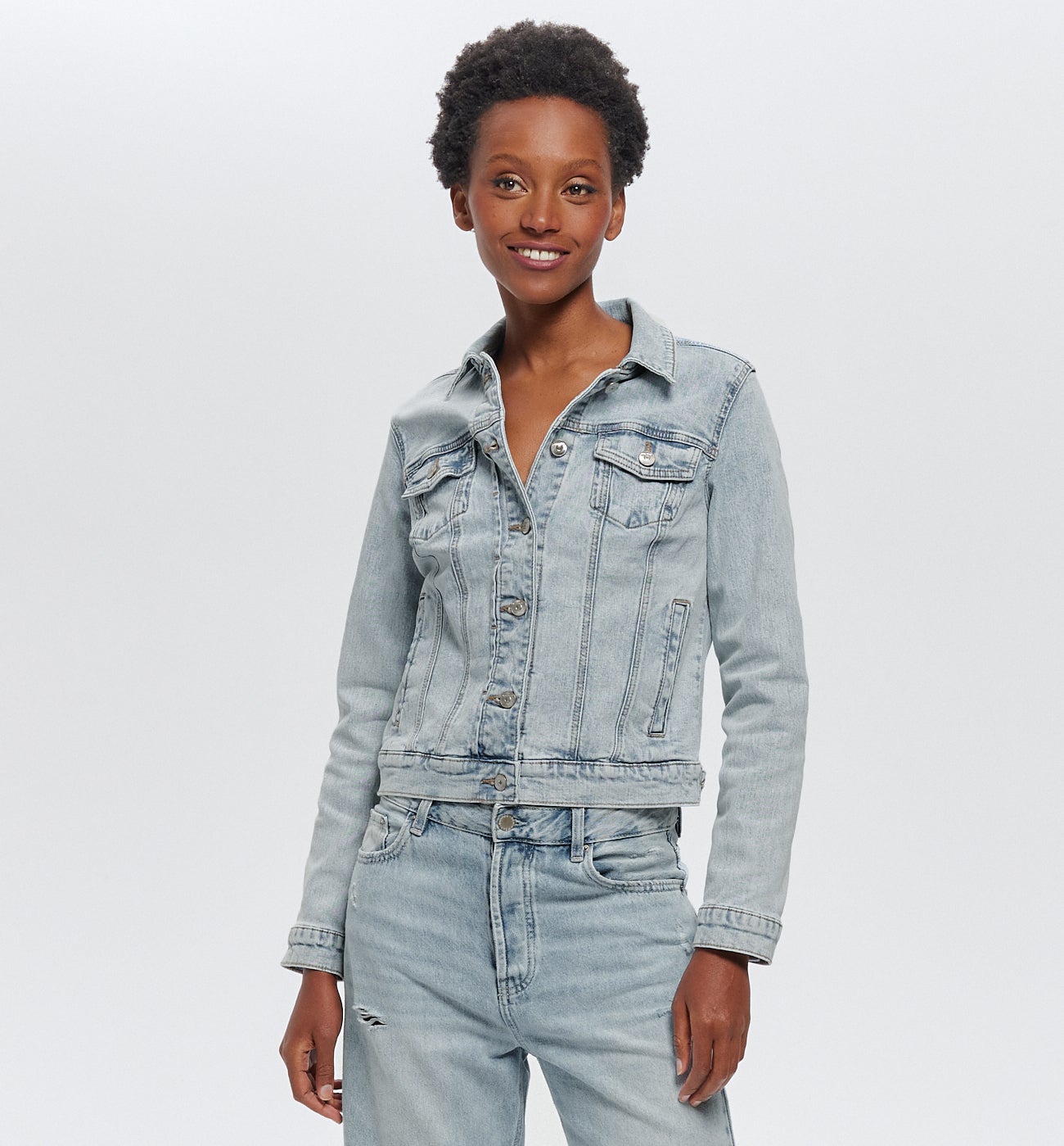 Veste en jean Femme - Jean très clair