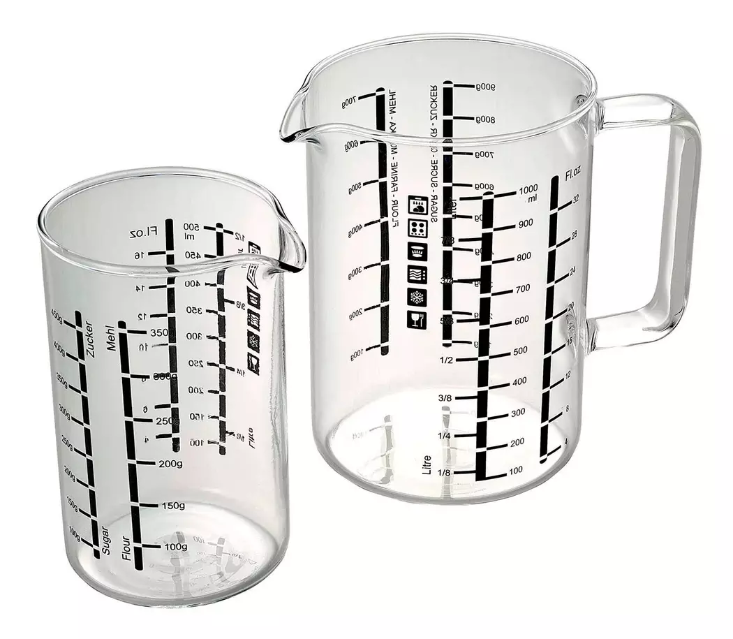 Messbecher Simax 2tlg.