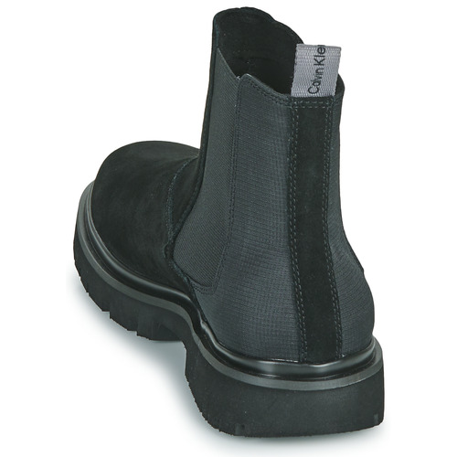 Calvin Klein Jeans - EVA MID CHELSEA BOOT SUEDE - Noir