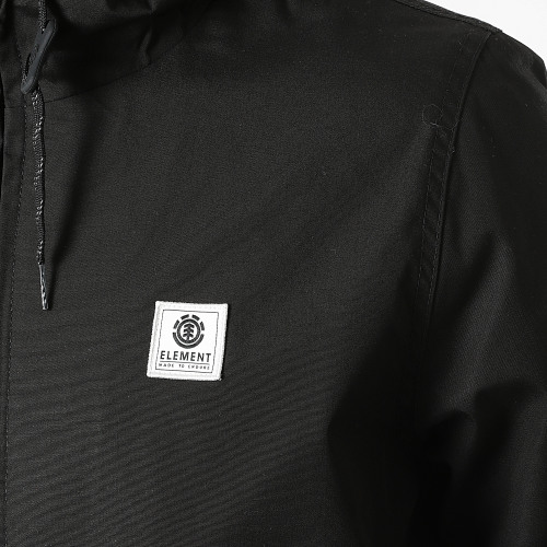 Veste Zippée Capuche Alder Two Tones U1JKC4-ELF0 Noir Bleu
