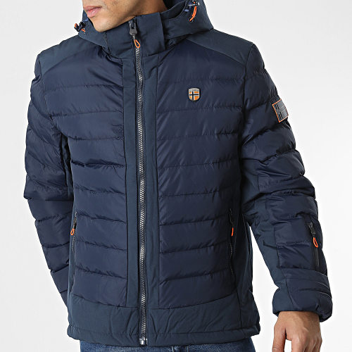 Doudoune Capuche Aurelien Bleu Marine
