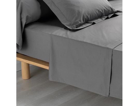 DOUCEUR D'INTERIEUR - CDAffaires Drap plat 2 pers 240x300 cm percale uni 78 fils p...