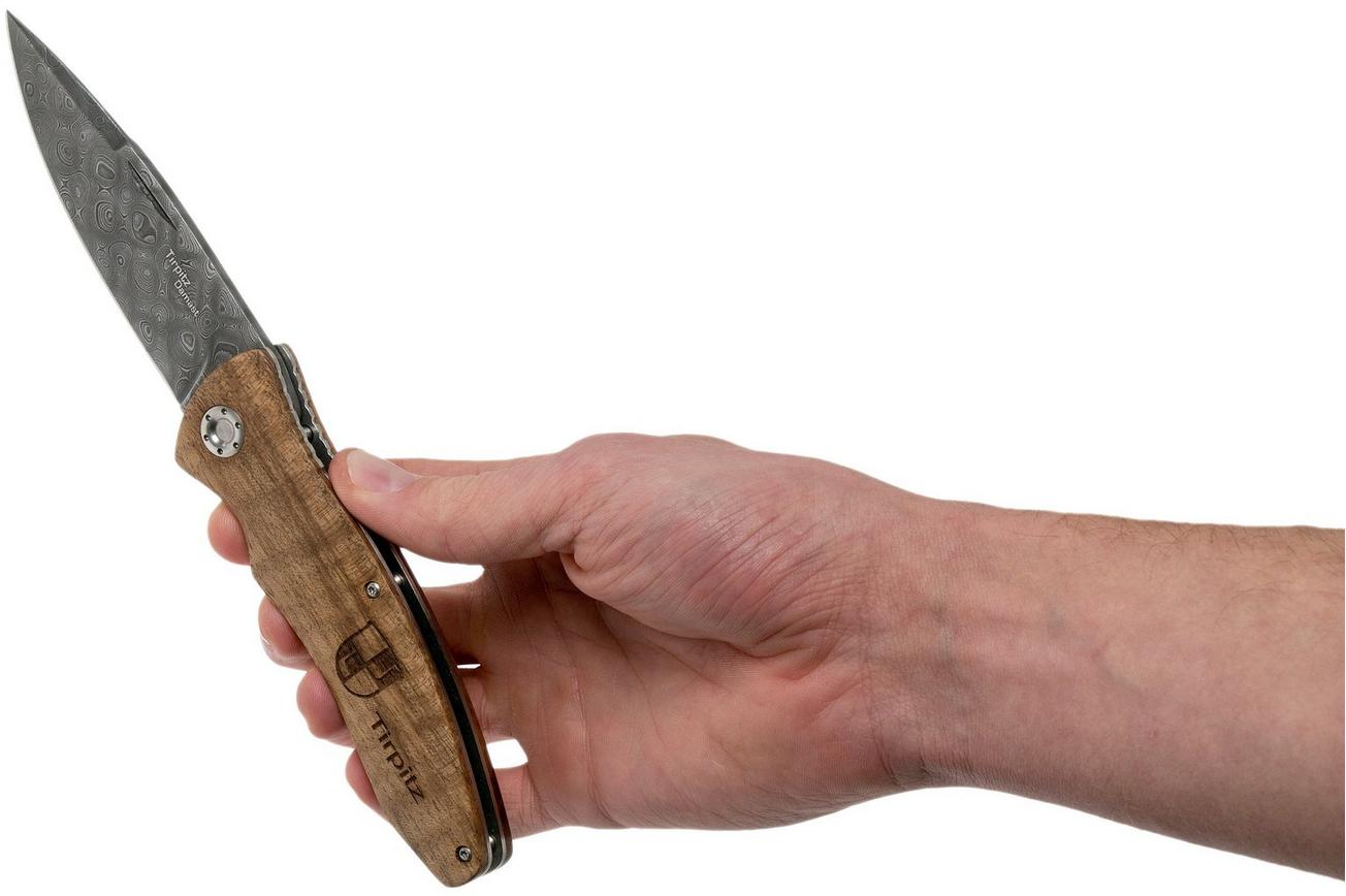 Böker Tirpitz Damast Wood 42 Limited Edition 110197DAM zakmes