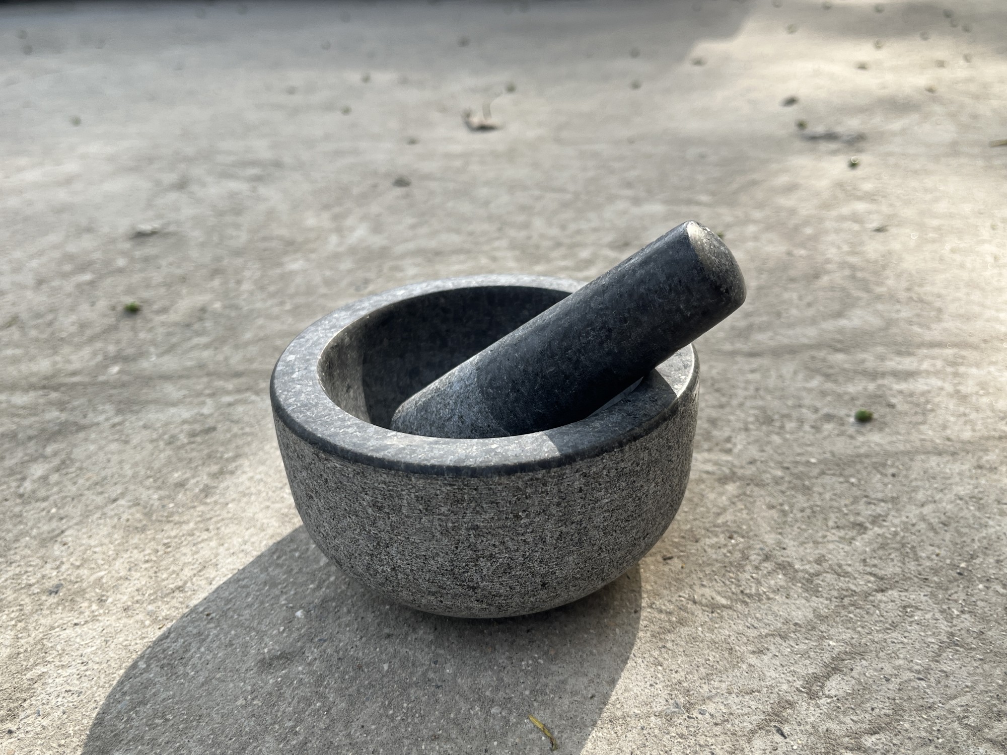 Mörser 'Malis', aus Granit, Ø 11 cm, H 6 cm zu 14,50