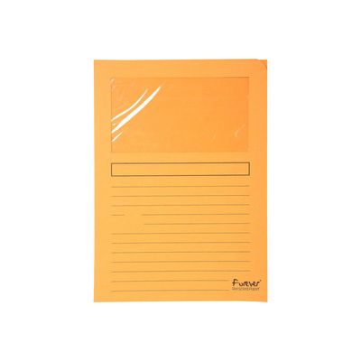 Exacompta Forever - 25 Chemises coin à fenêtre - 130 gr - couleurs assorties