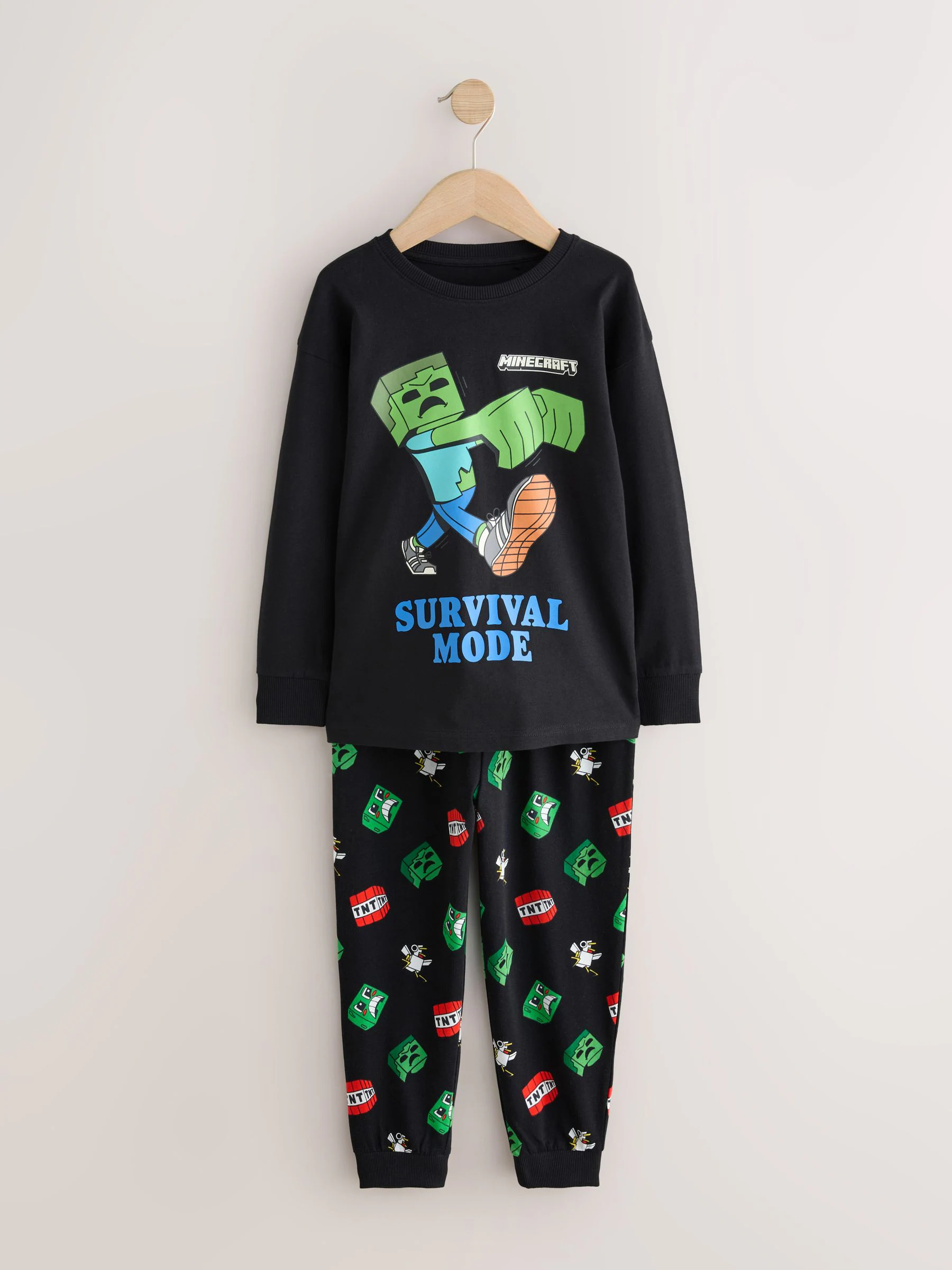 Groen/zwart Minecraft - Licentie Joggingbroeken Pyjama's 2 verpakking (5-16jr)