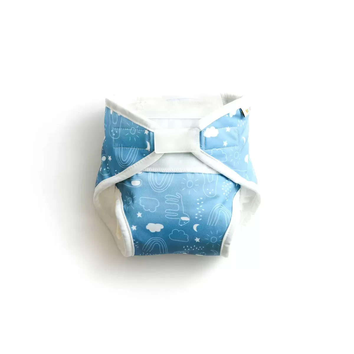 Vimse All-in-One Diaper Blue Teddy - Flere størrelser