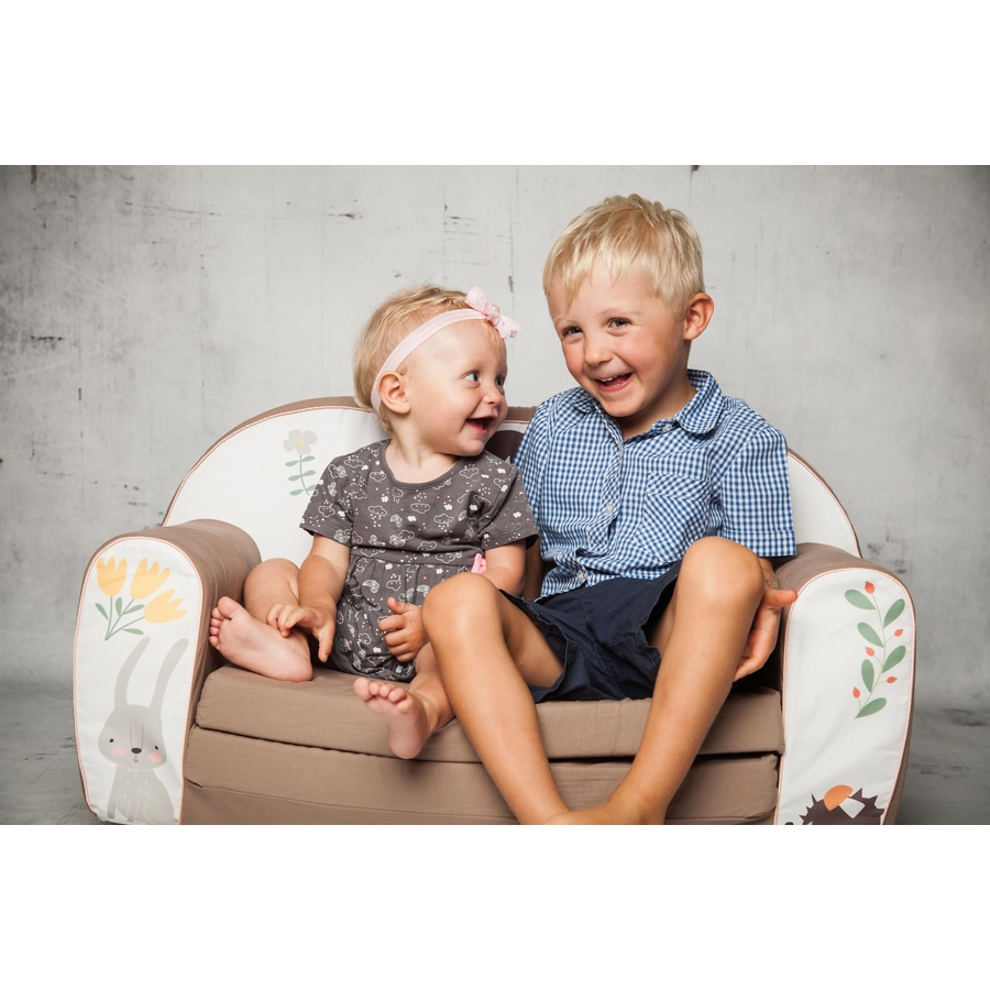 knorr toys® Kindersofa Forest weiß