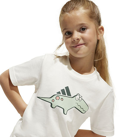adidas Performance T-Shirt - LK - Offwhite
