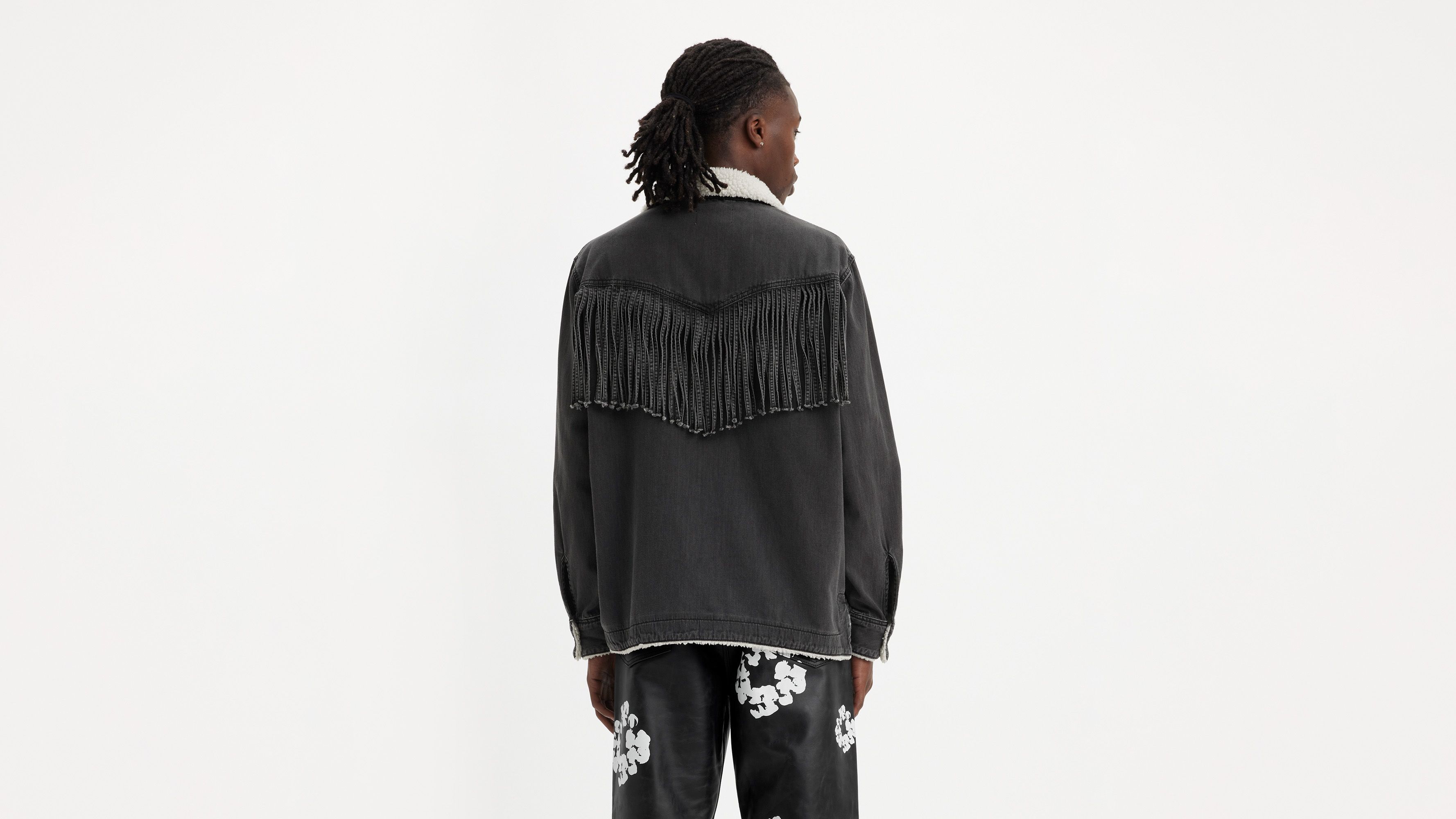 Chemise Western Cowboy Levi's® x Denim Tears - Worn-in Black - Bleu
