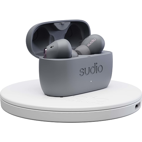 Sudio headphone in-ear E2 TWS ANC - grå