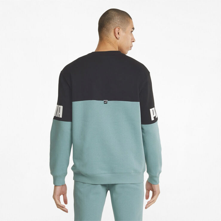 Puma Power Colour-Blocked Crew Neck sweatshirt Blå