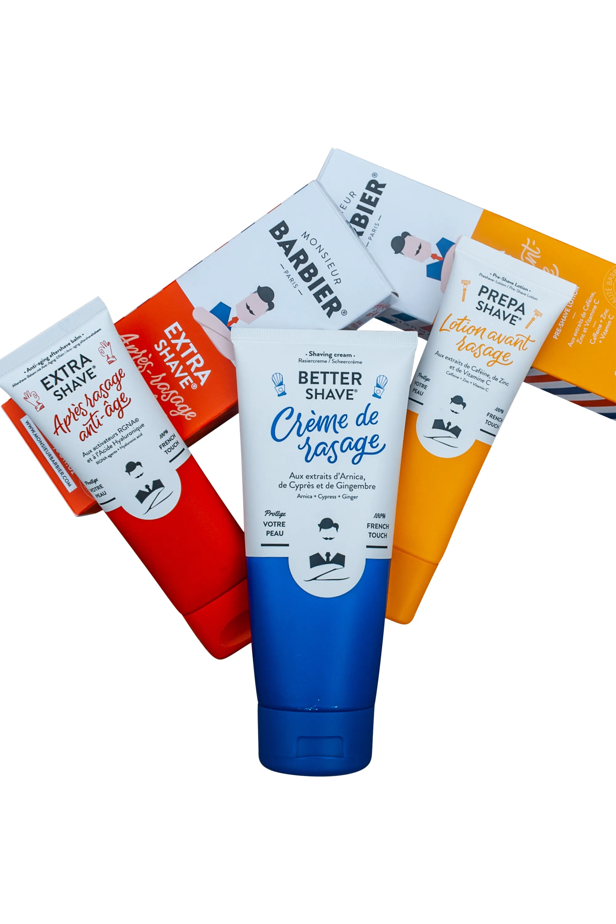 Monsieur Barbier Coffret homme rasage Rituel 1, 2, 3