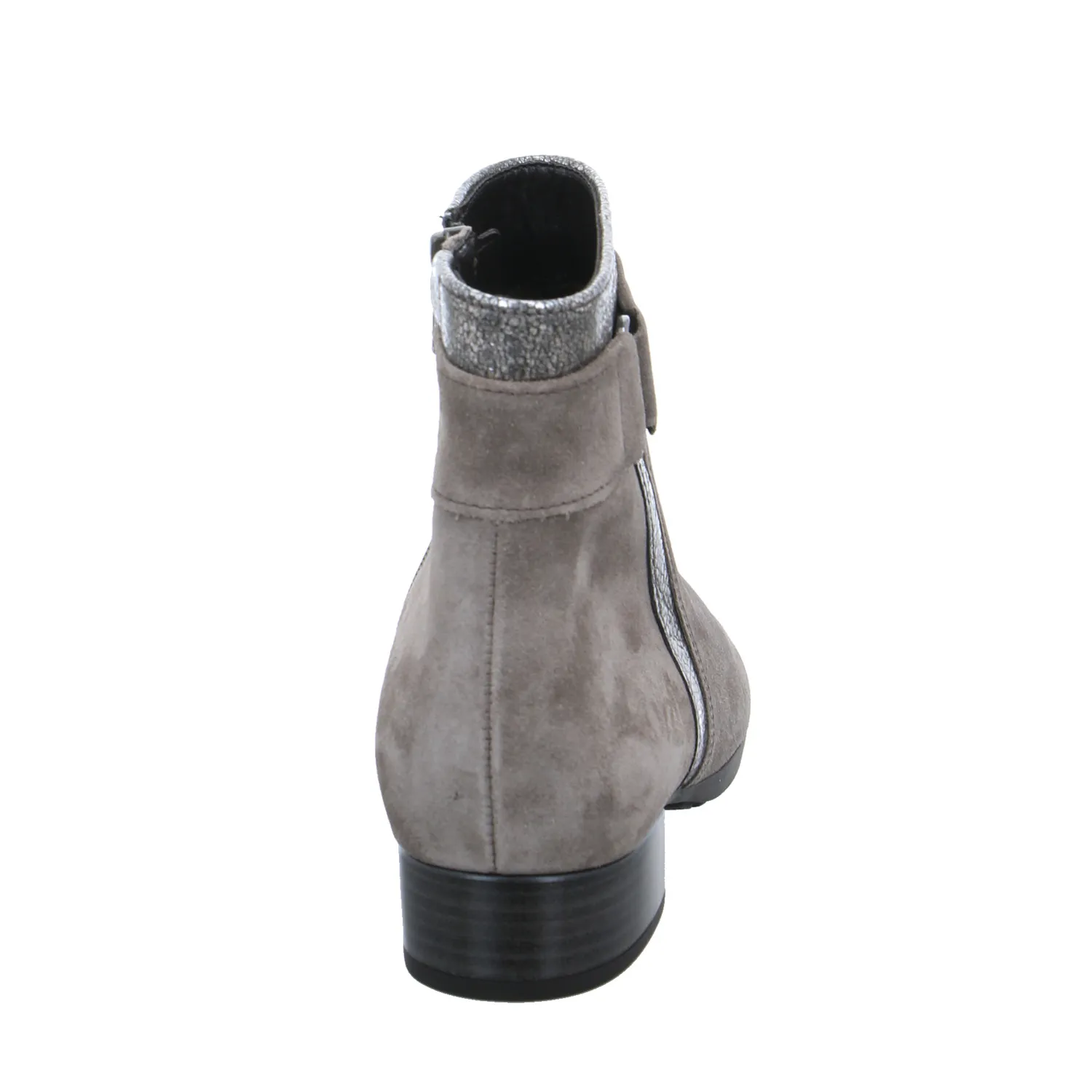 GABOR Stiefelette Taupe Leder