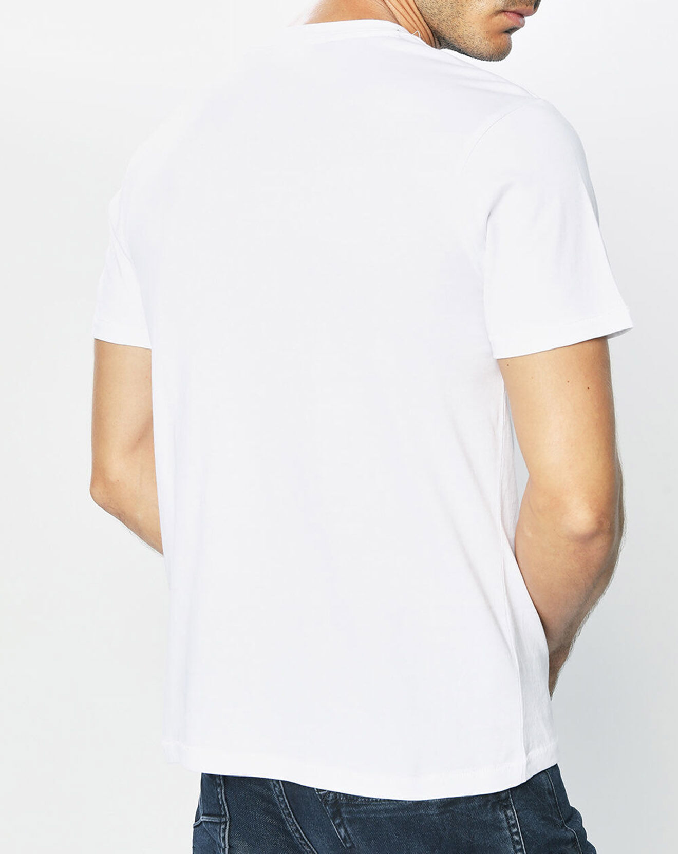 Kaporal 5 T-Shirt 100% Coton Bio Rondi blanc