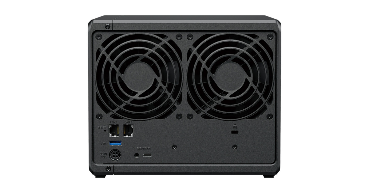 SynologyDiskStation DS925+ incl. 4x Synology HAT3320 8 TB harde schijf nas  (Zwart, 2x 2.5GbE LAN, 2x USB 3.2 Gen 1)