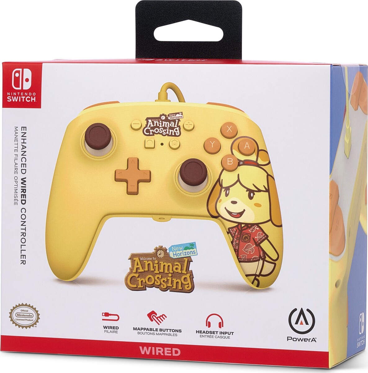 Powera - Nintendo Switch Enhanced Controller - Animal Crossing Isabelle
