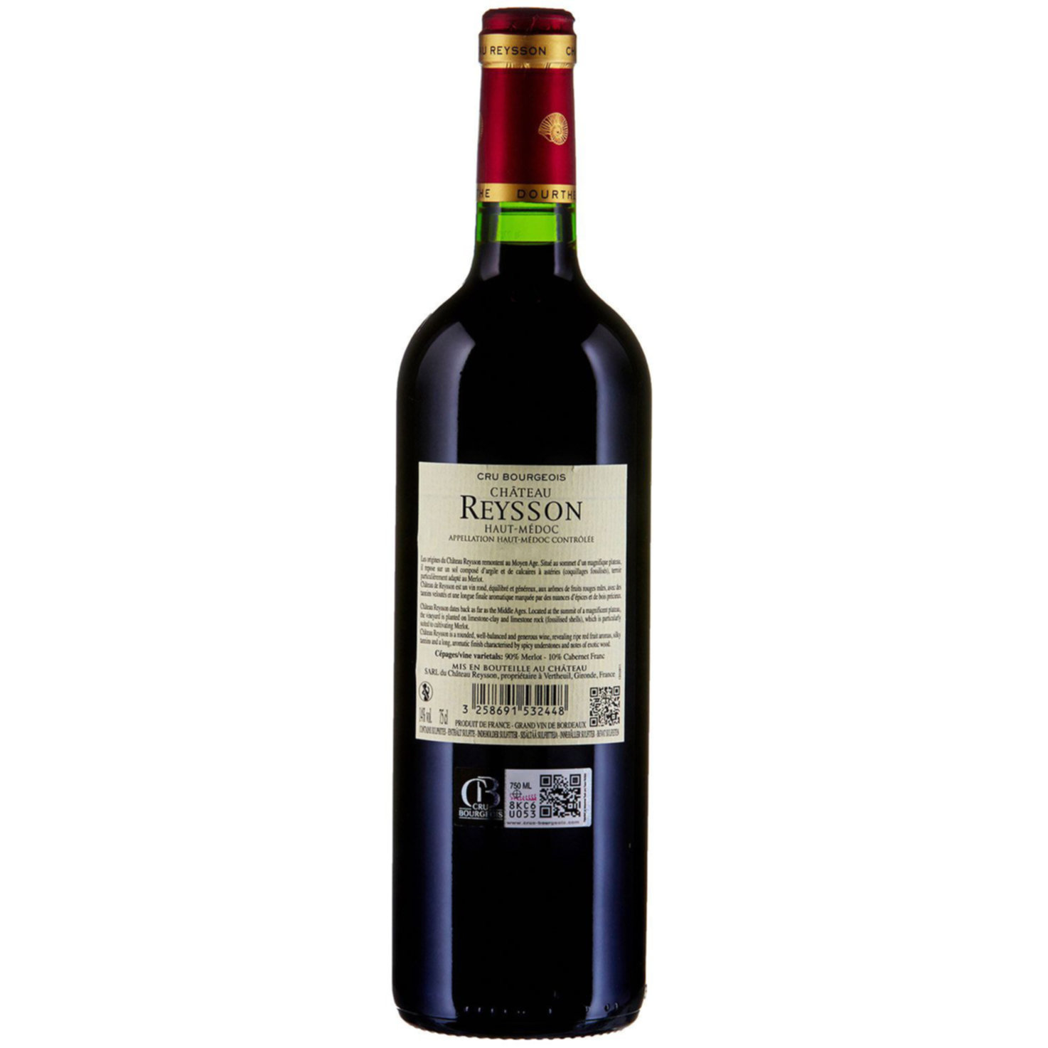 Château Reysson Haut Médoc AOC Cru Bourgeois -75cl