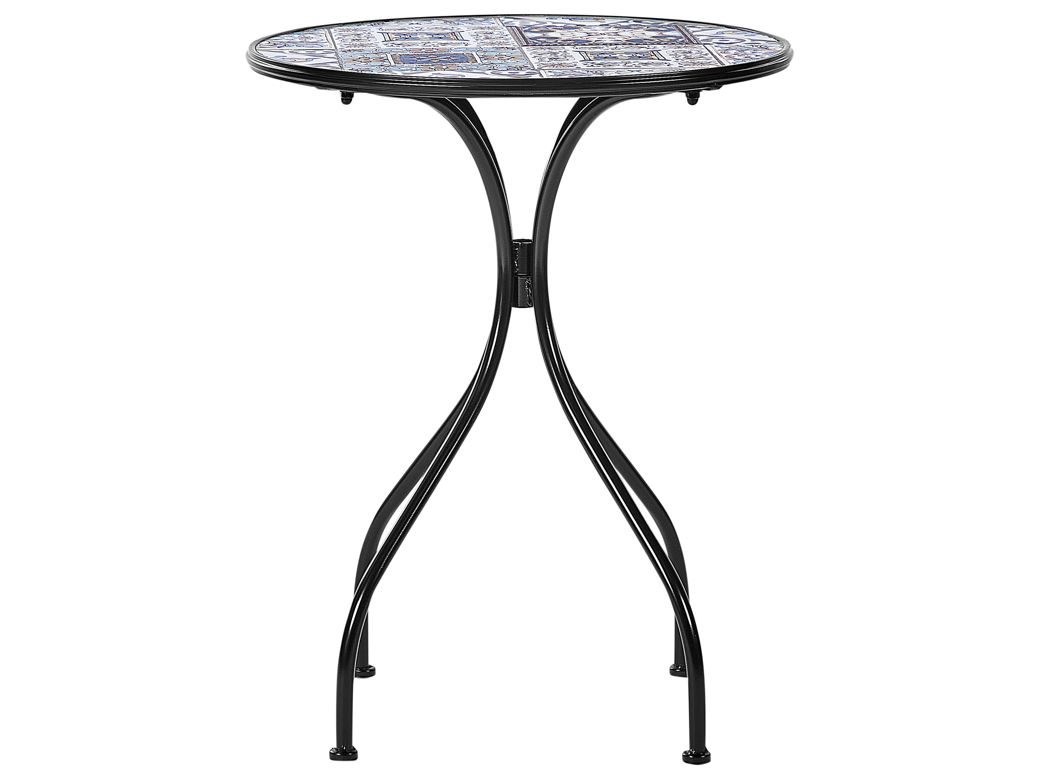 Bistrotafel CIVITA 60 cm 60 cm Metaal Zwart