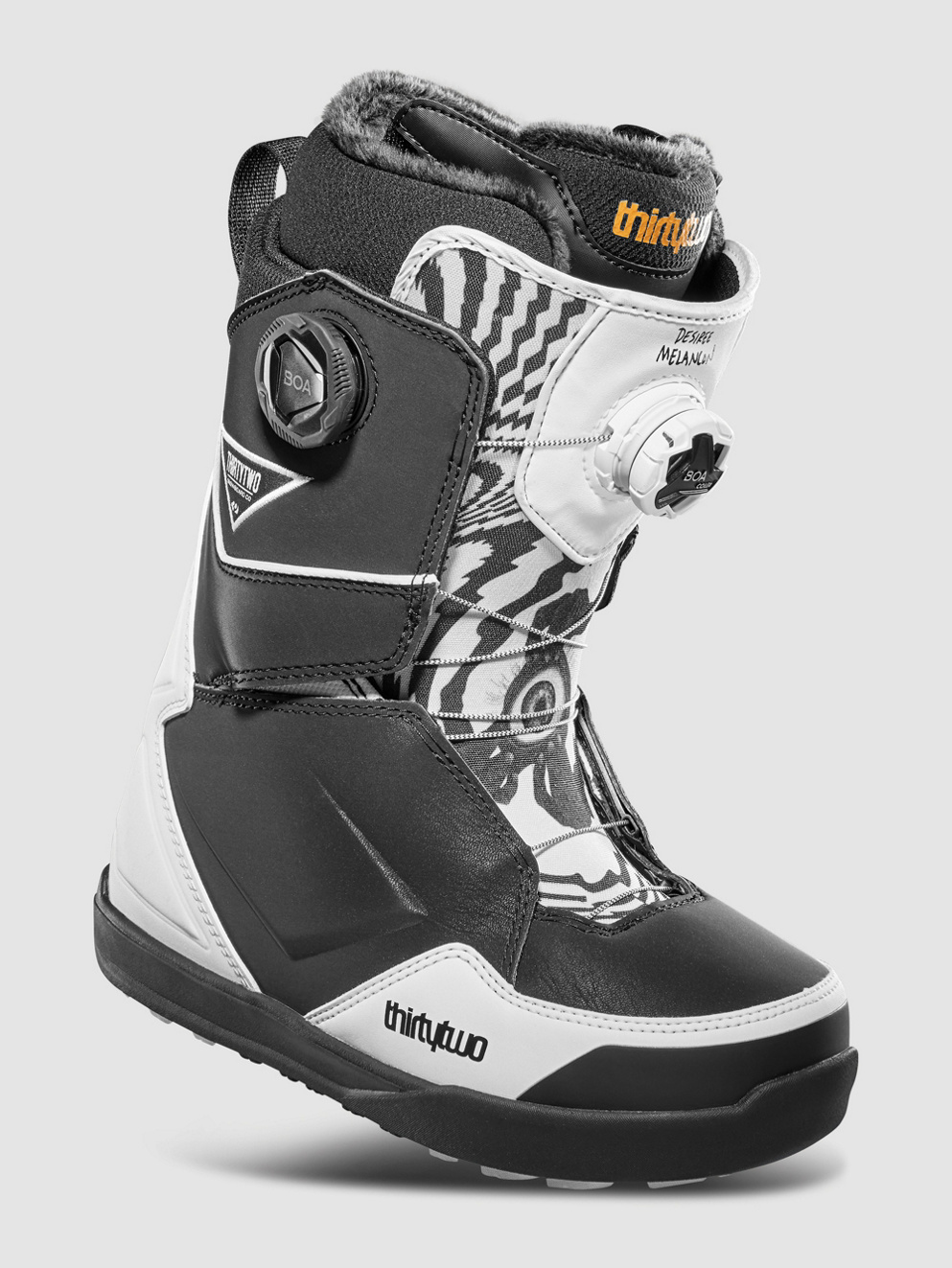 ThirtyTwo Lashed Double Boa Melancon 2024 Snowboard Bo black/white