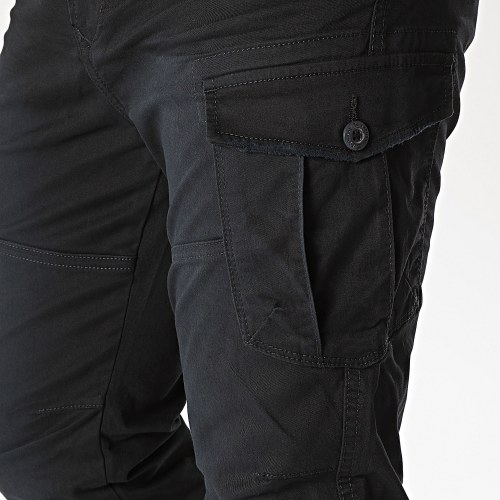 Pantalon Cargo Relaxed Fit Kalis Noir