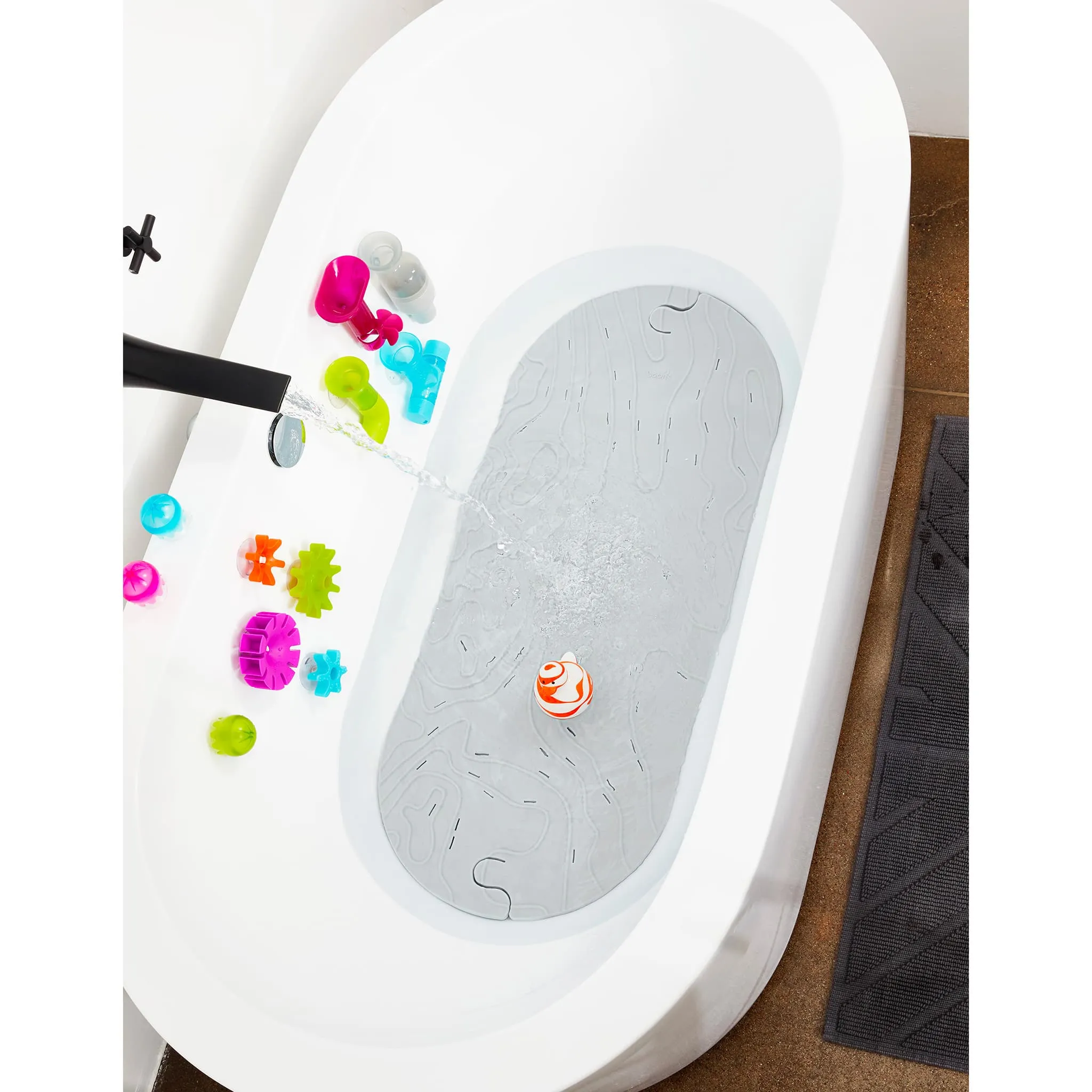 Boon Tapis de Bain Griffle - Gris