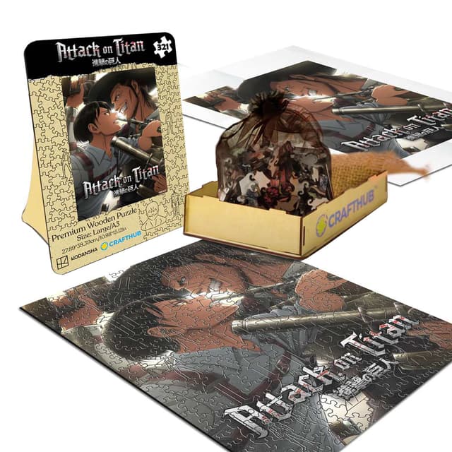 Crafthub Attack on Titan puslespil (The Battle of Trost District)