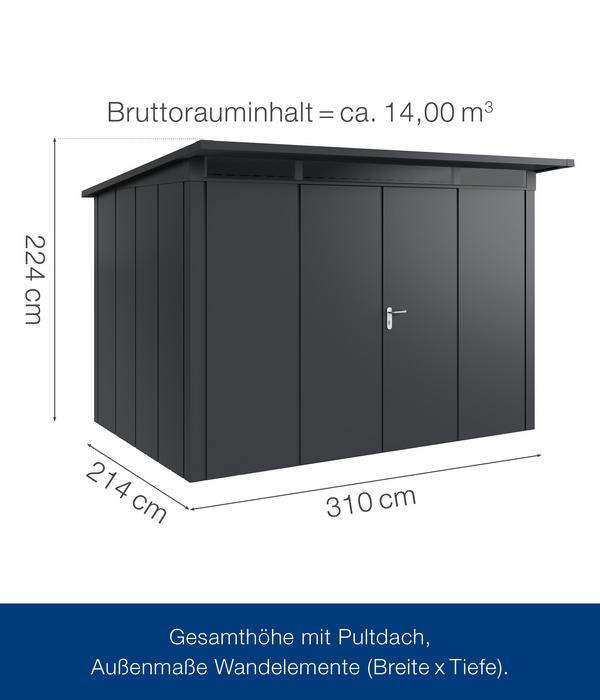 Hörmann Metallgerätehaus Juno JPD12 L-Sk