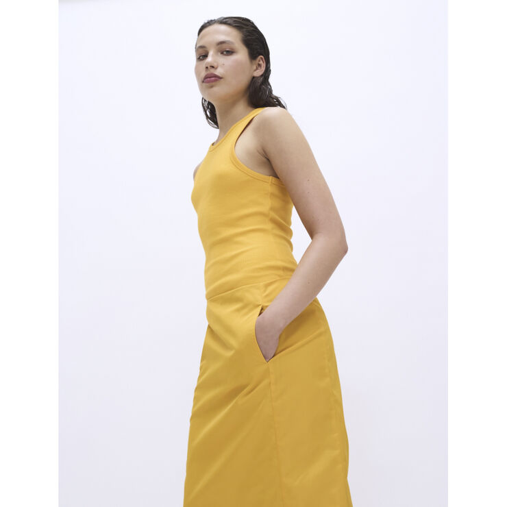 2NDDAY 2ND Purity TT - Daily Cotton Rib Saffron