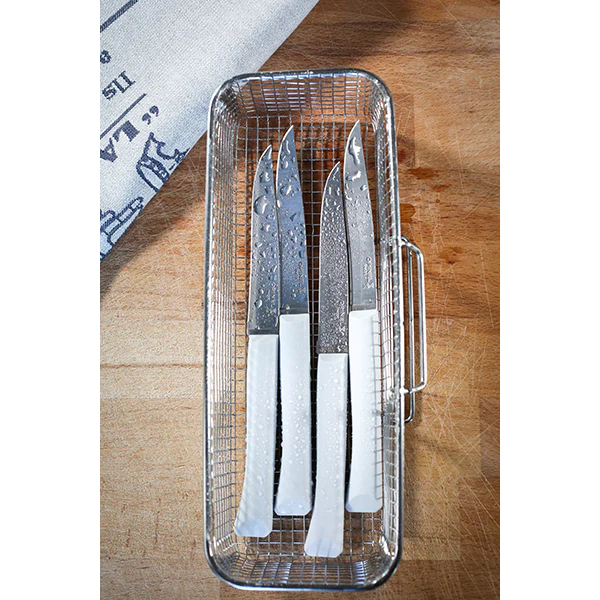 Coffret 4 couteaux de table lame micro-dentée 11 cm Bon Appétit Plus n